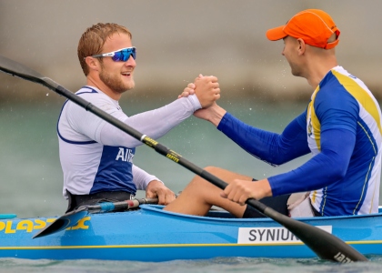 Christian Volpi Mykola Syniuk Milan 2025 Paracanoe