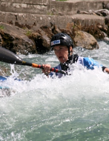French wildwater canoeist Claire Bren