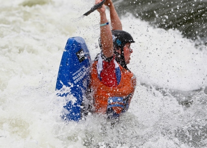 Claire O'Hara freestyle kayak Great Britain