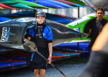 Olgica Melova North Macedonia 2022 ICF Canoe Slalom Junior & U23 World Championships Ivrea Italy