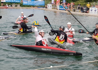 Denmark Germany men canoe polo St-Omer 2022