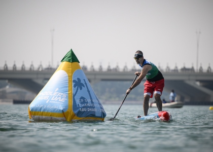 Edgar Pampols was among the UAE paddlers competing in Abu Dhabi Edgar Pampols UAE Abu Dhabi 2025