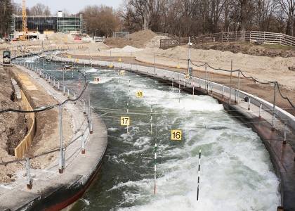 Renovations Augsburg canoe slalom 2021
