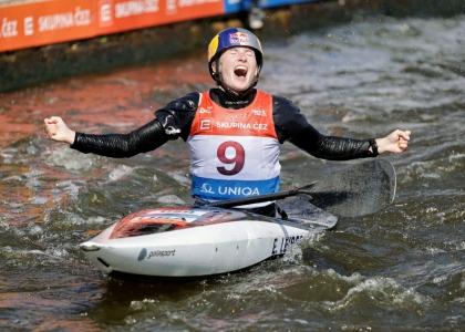 Evy Leibfarth USA kayak slalom 2025 Prague