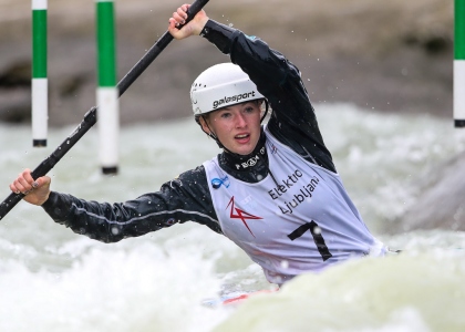 USA Evy Leibfarth canoe slalom world cup Tacen 2020