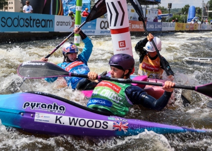 GB KImberley Woods kayak cross Prague 2023