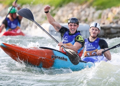 Great Britain Joe Clarke extreme slalom Bratislava 2021