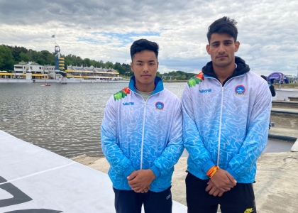 India canoe sprint Gyaneshwor Singh Philem and Arjun Singh