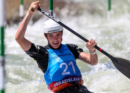 New Zealand Jack Egan canoe slalom junior