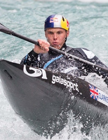 Joe Clarke (GBR) K1M in New Zealand 