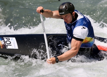 Poland Kacper Sztuba European slalom championships Pau 2019