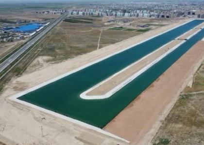Kazakhstan Turkestan Canoe Sprint course venue