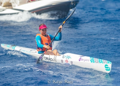 South Africa's Kira Bester cruised to victory in Reunion Kira Bester Reunion 2025 canoe ocean racing