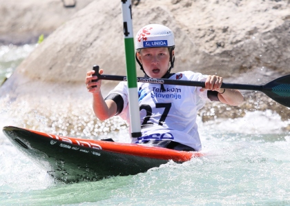 Czech Republic Klara Kneblova junior canoe Tacen 2021