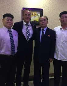 ICF Vice President Thomas Konietzko North Korea canoe officials