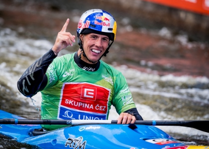 Krejci takes double gold on home waters Krejci Prague