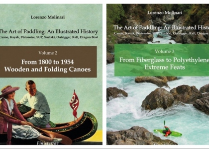 The Art of Paddling An Illustration History books canoe kayak SUP