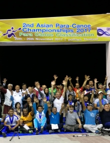 Paracanoe classification training Asia Bangkok Thailand