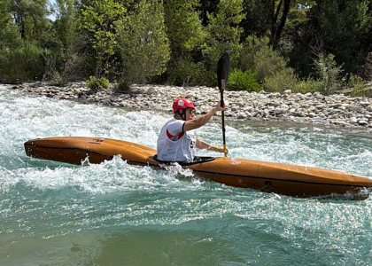 Spanish paddlers compete at ranking race on home waters ranking race Huesca Spain
