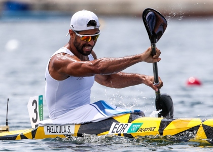 Refugee athlete Saeid Fazloula Tokyo Olympics