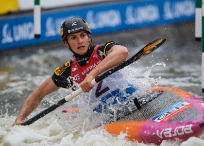 Ricarda Funk kayak slalom Prague 2023