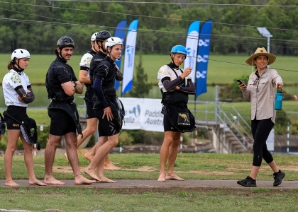 Ros Lawrence Canoe Slalom coach Australia