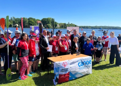 Special Olympics MOU signing Berlin 2022