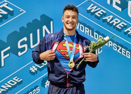 Strahinja Dragosavljevic Serbia kayak sprint Szeged 2025