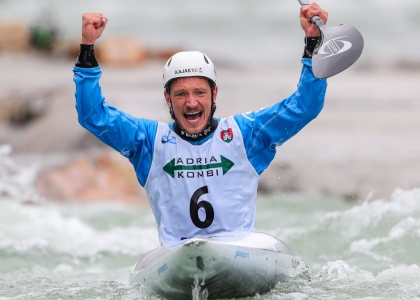 Sweden Isak Ohrstrom slalom K1 Tacen 2020
