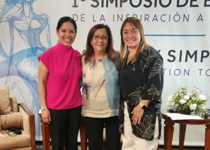 Cecilia Farias was among the speakers who led the symposium