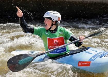 Tereza Kneblova Prague 2025 Czechia kayak cross