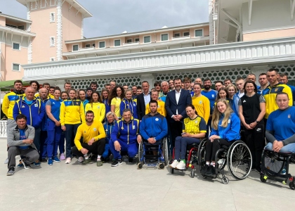 Ukraine athletes Turkey
