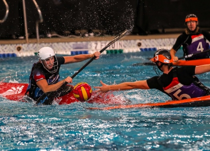 Canoe polo women Birmingham 2022