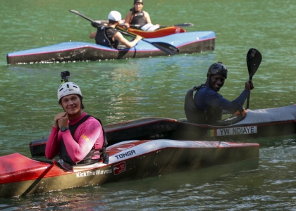 Eleven athletes from six nations participated in the camp in Solkan