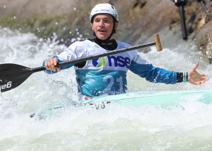 Ziga Lin Hocevar European Canoe Slalom champion 2024