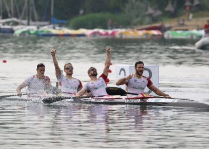 Spain men K4 European