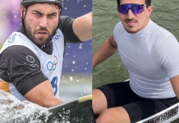 Amir Rezanejad Hassanjani and Iliya Nadernejad canoe slalom sprint 2025