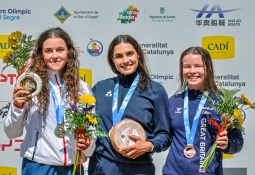 Angele Hug came out on top in a dramatic women's final