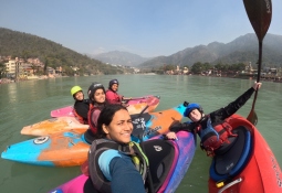 Ganga Girls India kayaking