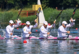 Germany men K4 Poznan canoe sprint 2024