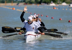 Hungary men K4 kayak sprint Szeged 2025