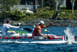 Gaudet racing on home waters in Halifax Ian Gaudet Halifax