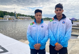 India canoe sprint Gyaneshwor Singh Philem and Arjun Singh