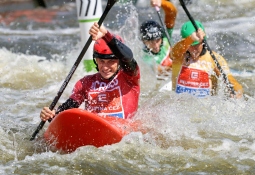 Jonny Dickson kayak cross Prague 2025