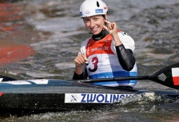 Klaudia Zwolinska had a clean run in Bratislava 