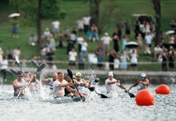 Mads Brandt Pedersen did the K1 double at The World Games 2025 