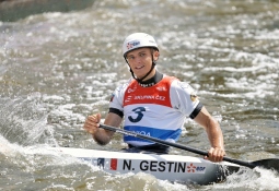 Nicolas Gestin proved unbeatable in the men's C1 Nicolas Gestin proved unbeatable in the men's C1
