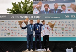 Ryan Westley climbed on top of the World Cup podium for the first time