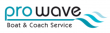 Prowave boat and coach service logo