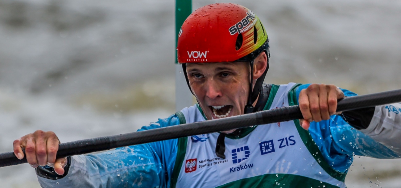 Joe Clarke overcame injury and bad form to triumph in Krakow Joe Clarke 2024 krakow men k1 Great Britain kayak slalom